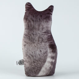 Игрушка-антистресс Серый кот, 19х28 см - Mni mnu фото 4