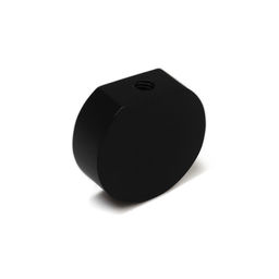 Ручка-кнопка мебельная CAPPIO RK147, d=26 мм, черный