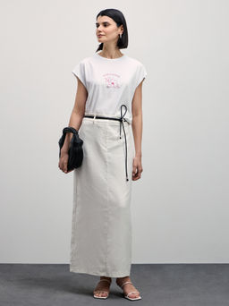 Футболка с принтом / Zarina  фото 2