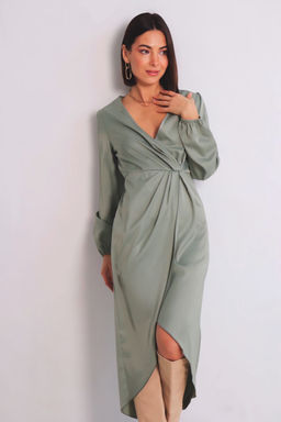 Martichelli Платье с эффектом запаха