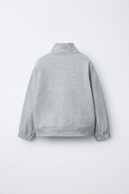 SUDADERA APLIQUE ETIQUETA / Gris vigor? - Zara фото 2