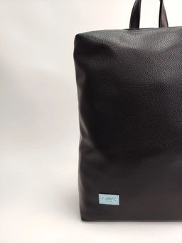 Рюкзак Модель №1307 | кожзам | гладкий | черный | Р820-1 | 26055 - L-craft фото 2