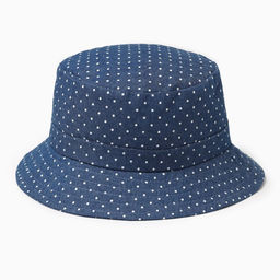 Панама детская MINAKU «Горошек», размер 44-46, синяя