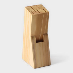 Набор кухонный на подставке, 6 предметов: ножи 8 см, 11 см, 13 см, 19 см, 20 см, ножницы, цвет чёрный - Доляна фото 21