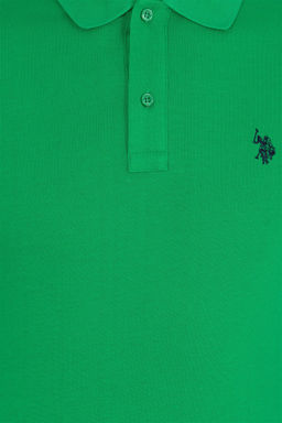 U. S. Polo Assn Мужская базовая футболка с воротником-поло Apple Green Green - U.s. polo assn фото 12