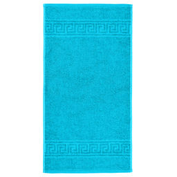 Полотенце махровое Греция 35х70см, гладкокрашенное, 350г/м2, морская волна (Россия)