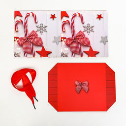 Цена за 12 шт. Коробка Самосборная Новый год леденцы 15 х 15 х 15 см - UPAK LAND фото 5