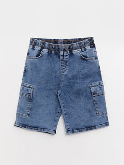 Beli Lastikli Erkek ?ocuk Jean ?ort - Waikiki фото 3