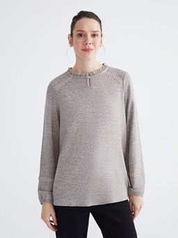 F?rf?rl? Bisiklet Yaka Bluz