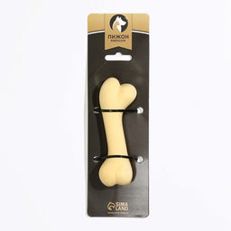 Игрушка плавающая Кость-волна Пижон Premium, вспененный TPR, 12,5 х 4 см, жёлтая  фото 3