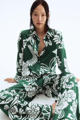 Pantal?n estampado con cord?n de ajuste - H&m фото 6