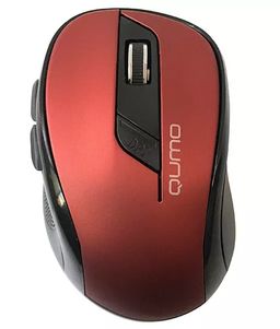 Мышь беспроводная Qumo Office Line M62 6 кнопок 2.4G, 800/1200/1600 dpi черно-красная