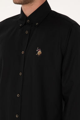 Erkek Siyah Uzun Kollu Basic G_mlek Sepette S_rpriz _ndirim - U.s. polo assn фото 7