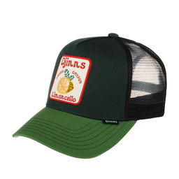 Бейсболка DJINNS арт. HFT Food Limoncello (оливковый / темно-зеленый)