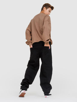 Джинсы-багги утеплённые для мальчиков - Синий мир фото 14