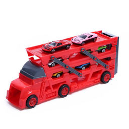 Грузовик Пламя, с 6 металлическими машинами и запуском, МИКС - Simaland фото 6