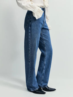 Джинсы straight с высокой посадкой / Zarina  фото 4