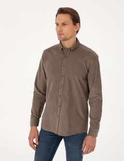 Vizon Regular Fit Uzun Kollu G_mlek