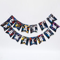 Набор одноразовой бумажной посуды, на 6 персон "С Днем Рождения", Трансформеры