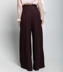 Брюки #КТ16301-2, шоколадный