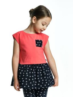Футболка для девочки UD 1422 коралловый