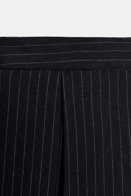 WIDE-LEG PINSTRIPE TROUSERS WITH DARTS - Zara фото 18