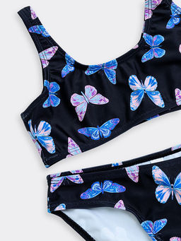 Раздельный купальник с принтом бабочек для девочек - Mark formelle фото 3