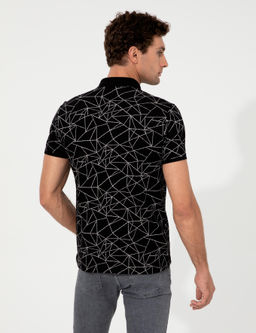 Siyah Polo Yaka T-Shirt