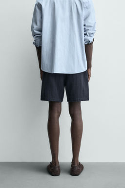 GEOMETRIC JACQUARD BERMUDA SHORTS - Zara фото 3