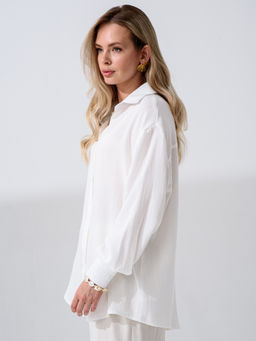 Рубашка  "Лён" лен с хлопком