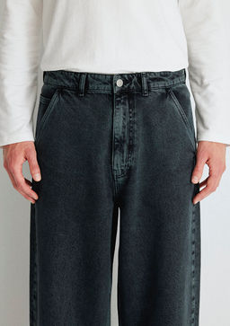 Bern MV91 Street Puslu Vintage Antrasit Jean Pantolon - Mavi фото 8