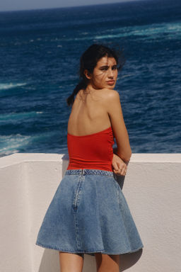 Falda circular en denim - H&m фото 4