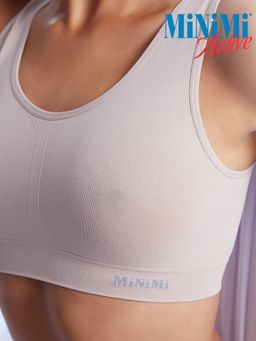 MA132 Майка Toп женская (топ на широких бретелях - beige