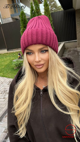 Шапка женская трикотажная - Bruno фото 2