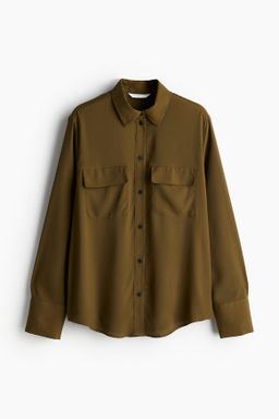 Camisa de crepe - H&m фото 8