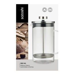 Френч-пресс 350 мл, SATOSHI Тэмму, жаропрочное стекло арт. 850-184 - Полимербыт фото 6