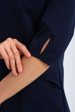 Кофта женская из футера 2-н Анфиса индиго