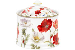 Сахарница 250 мл 9*9*10 см Маки + ложка, NEW BONE CHINA - Elan gallery фото 14