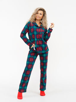 941 Пижама "Зеленая клетка"