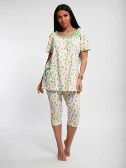 М43 Пижама Мальвина (груши на молочном)