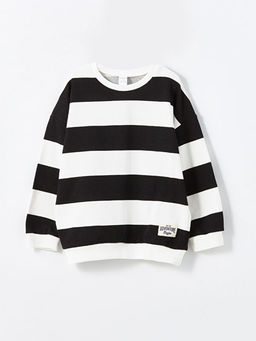 Bisiklet Yaka Erkek ?ocuk Sweatshirt ve E?ofman Alt 2li