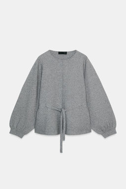 KNIT JUMPER WITH DRAWSTRING - Zara фото 16