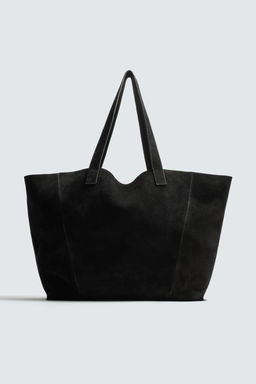 LEATHER TOTE BAG - Zara фото 5