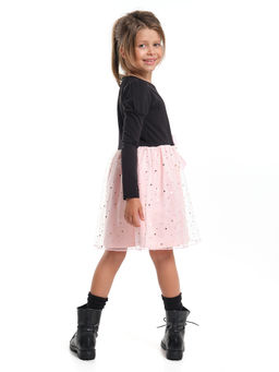 Платье нарядное с бантом UD 4418 черный/розовый - Mini maxi фото 6