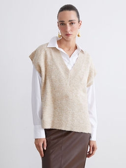 V Yaka Kad?n Triko S?veter