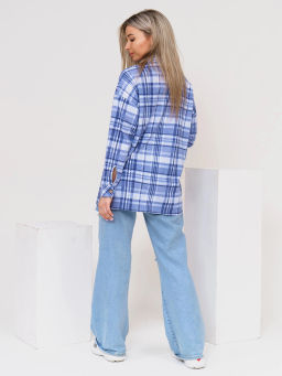 Туника женская, цвет голубой