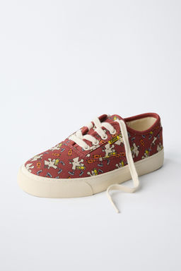 BAMBA CORDONES / Rojo - Zara фото 3