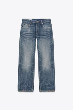 TRF STRAIGHT CROP MID-WAIST JEANS - Zara фото 9