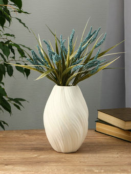 Ваза для цветов «Кеннет», 20.5×11.5×7 см, керамика, белая