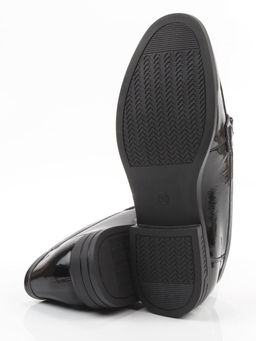 03-DEB33-2 BLACK Лоферы женские (натуральная кожа)